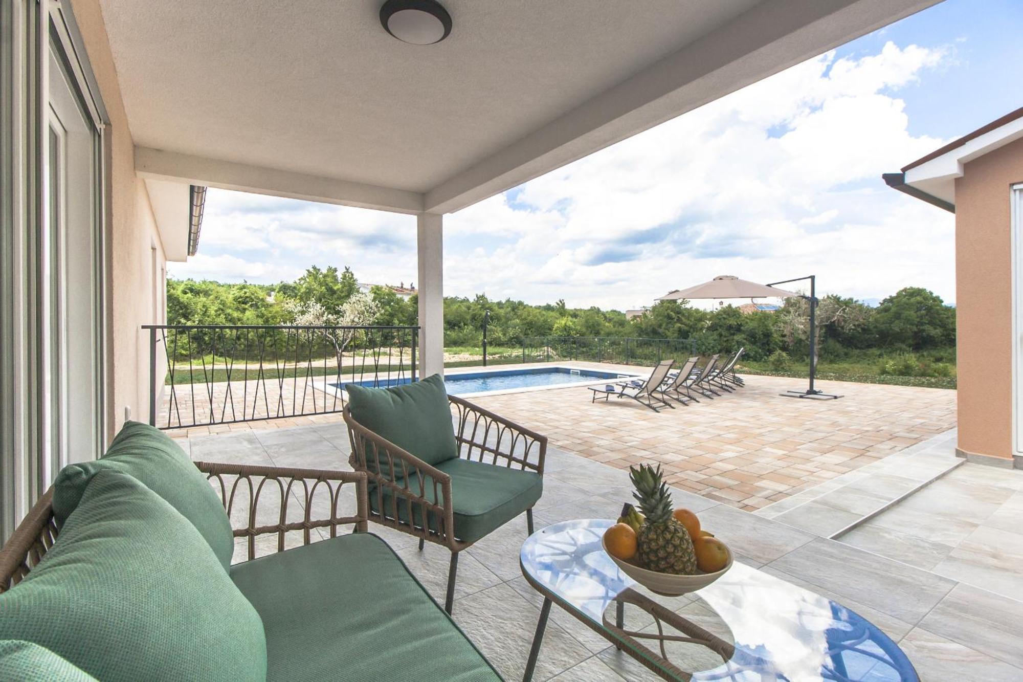 Villa Fortuna For 7 People Near Labin - Rabac With Large Garden & Private Pool Raša Exteriér fotografie